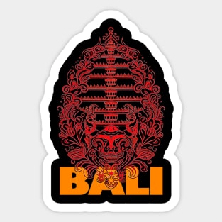 Bali Island Indonesia Sticker